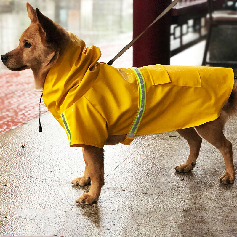 (P) Dog Raincoat, Waterproof Dog Poncho