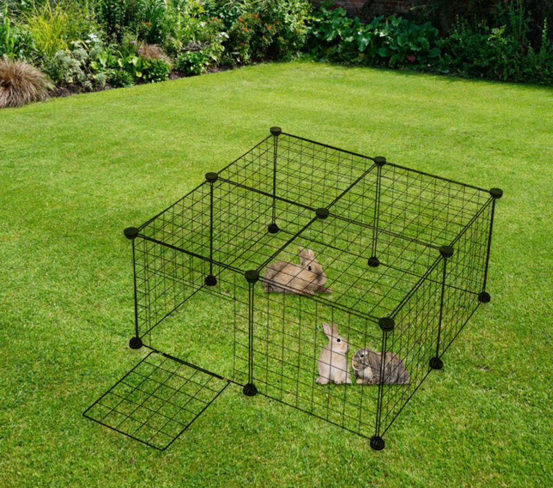 (P) Pet fence (six pack) cage