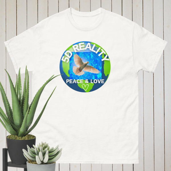 (T) 5D Reality Peace and Love T-shirt