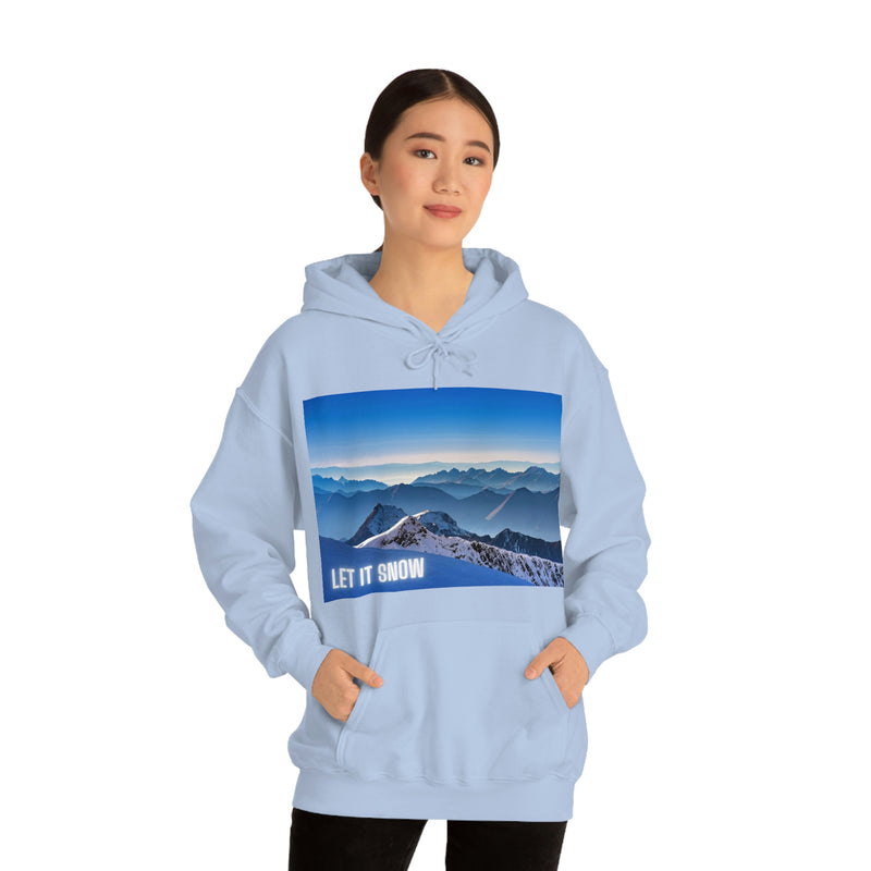 (H) Let It Snow Unisex Heavy Blend Hooded Sweatshirt