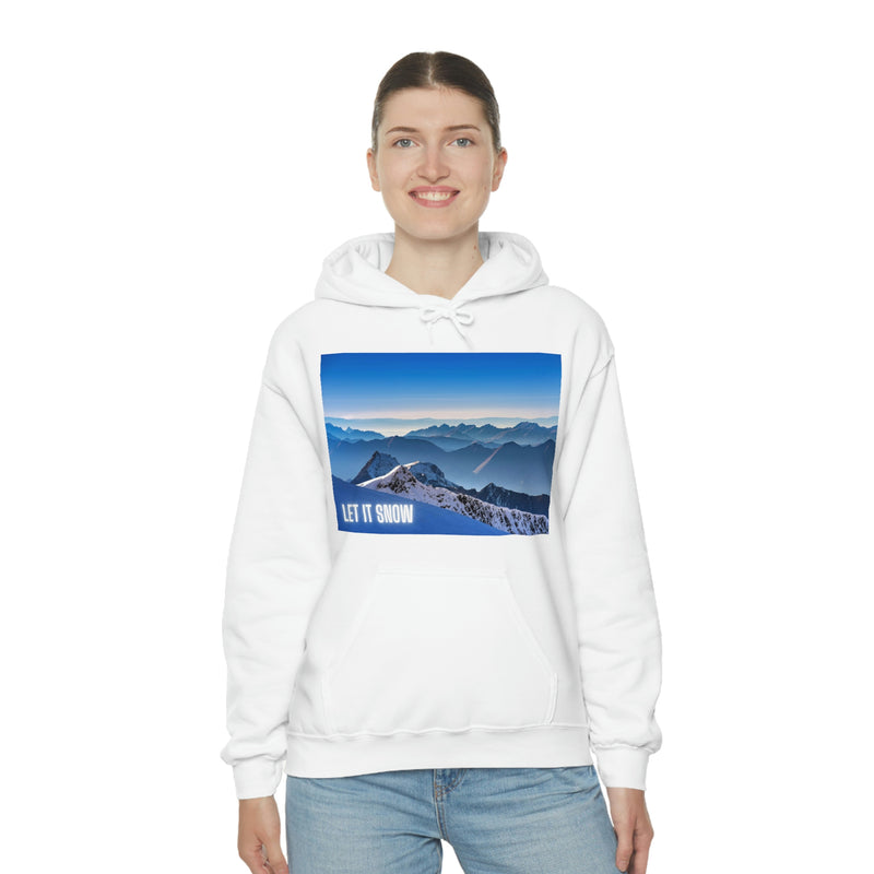 (H) Let It Snow Unisex Heavy Blend Hooded Sweatshirt