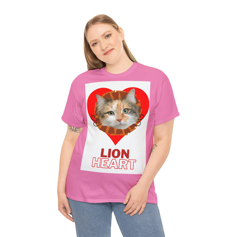 (T) Lion Heart Love Heavy Cotton T-shirt