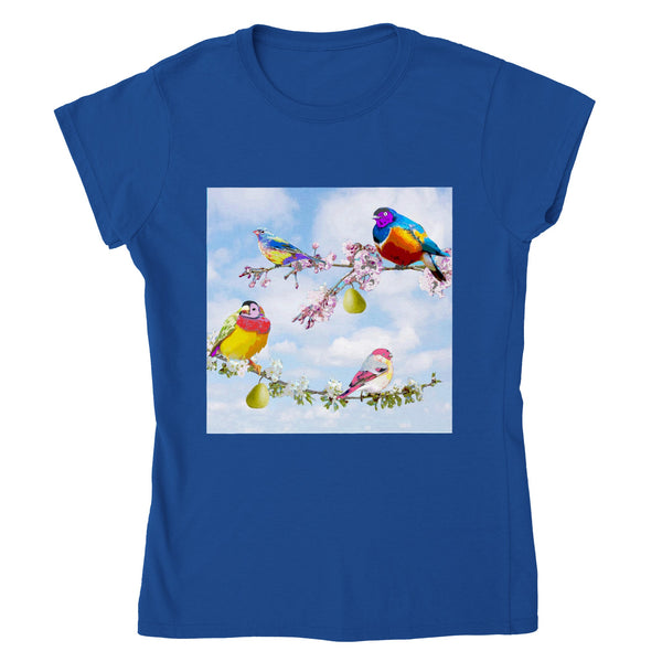 (T) Birds and Pears Classic Womens Crewneck T-shirt