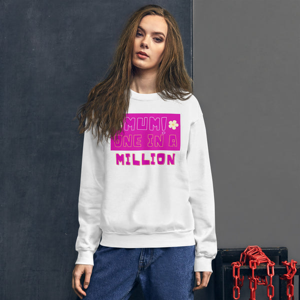 (H) Mum One in a Million Unisex Sweatshirt
