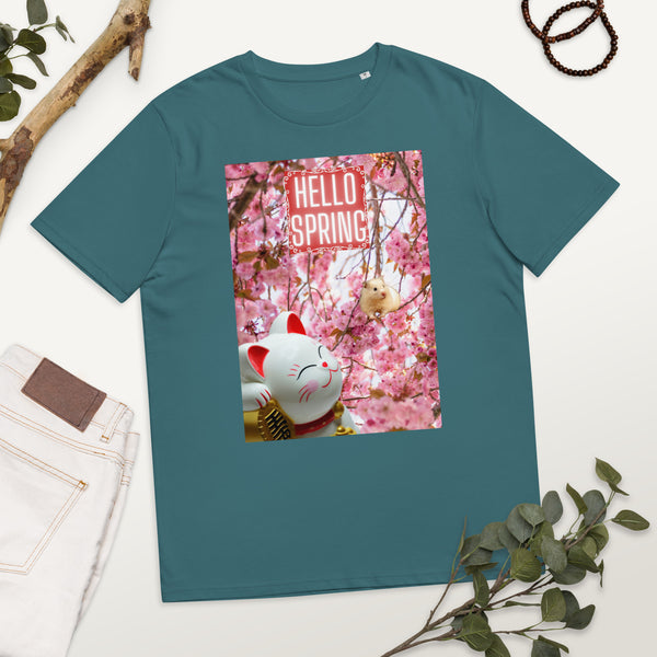 (T) Hello Spring Unisex Organic Cotton T-shirt